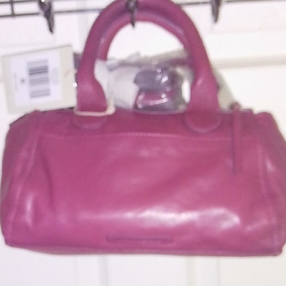 Lucky Brand Pink Satchel with Structured Design and Double Handles - Picture 2 of 10